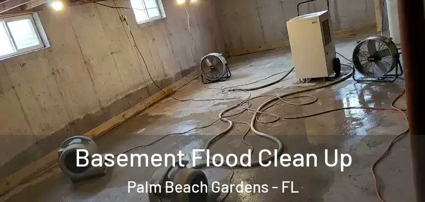 Basement Flood Clean Up Palm Beach Gardens - FL